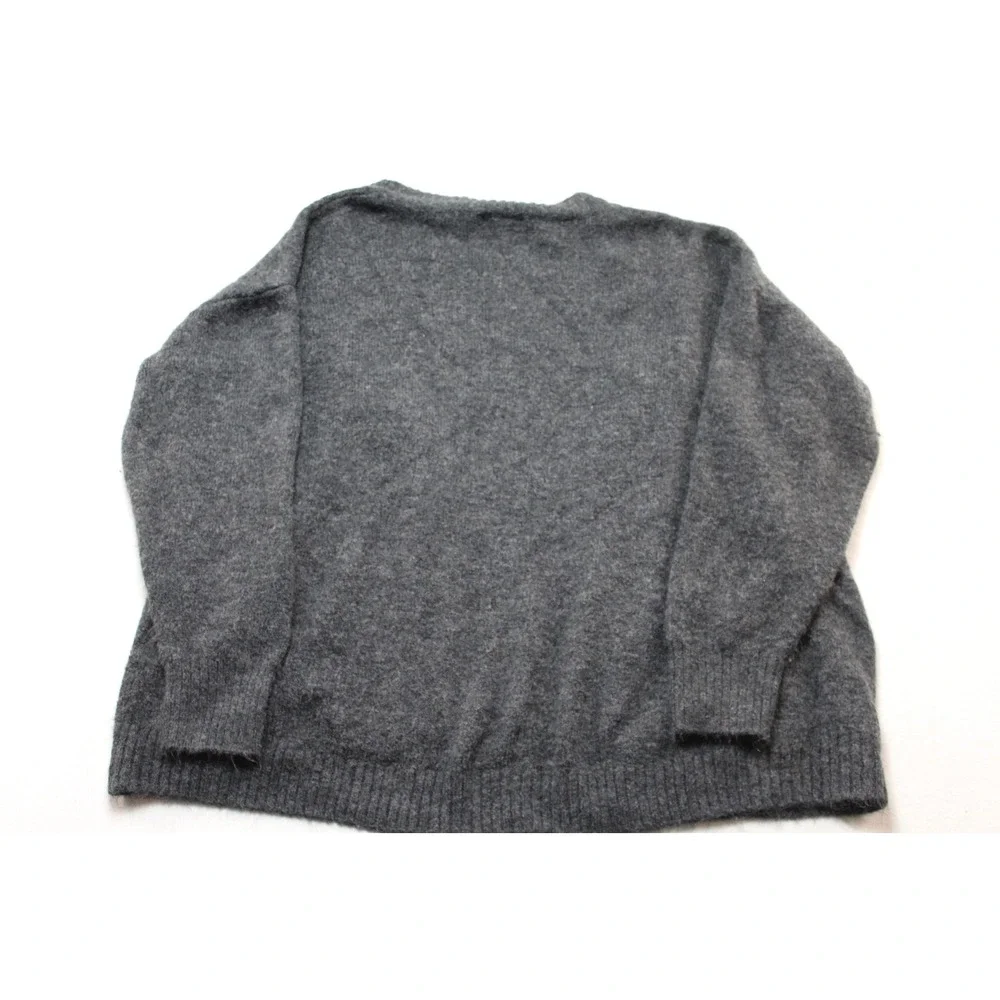 H&M Cardigan Women Small Gray Excellent Open Front Ribbed Knit L.O.G.G. Sweater